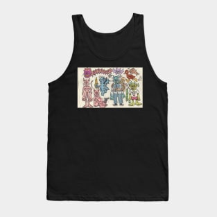 Moleskine sketchbook duck and rabbit fall in love Tank Top